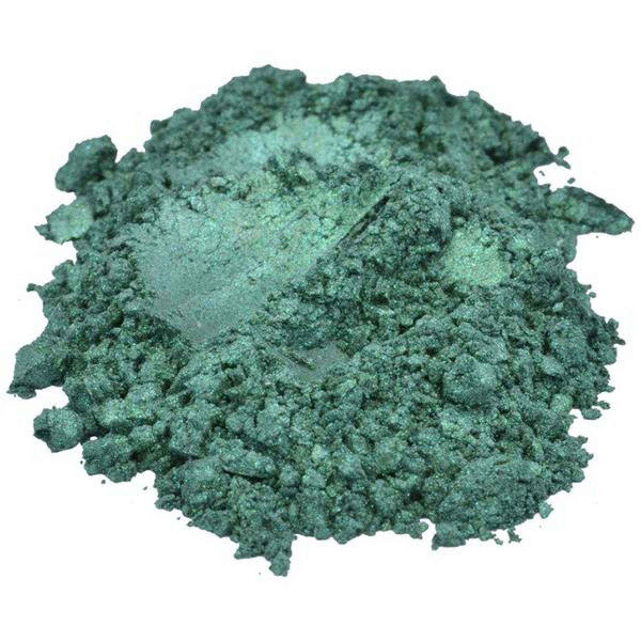 Additional view of Aquarius Green Mica Pigment Powder - 2 oz Cosmetic Grade Eyeshadow