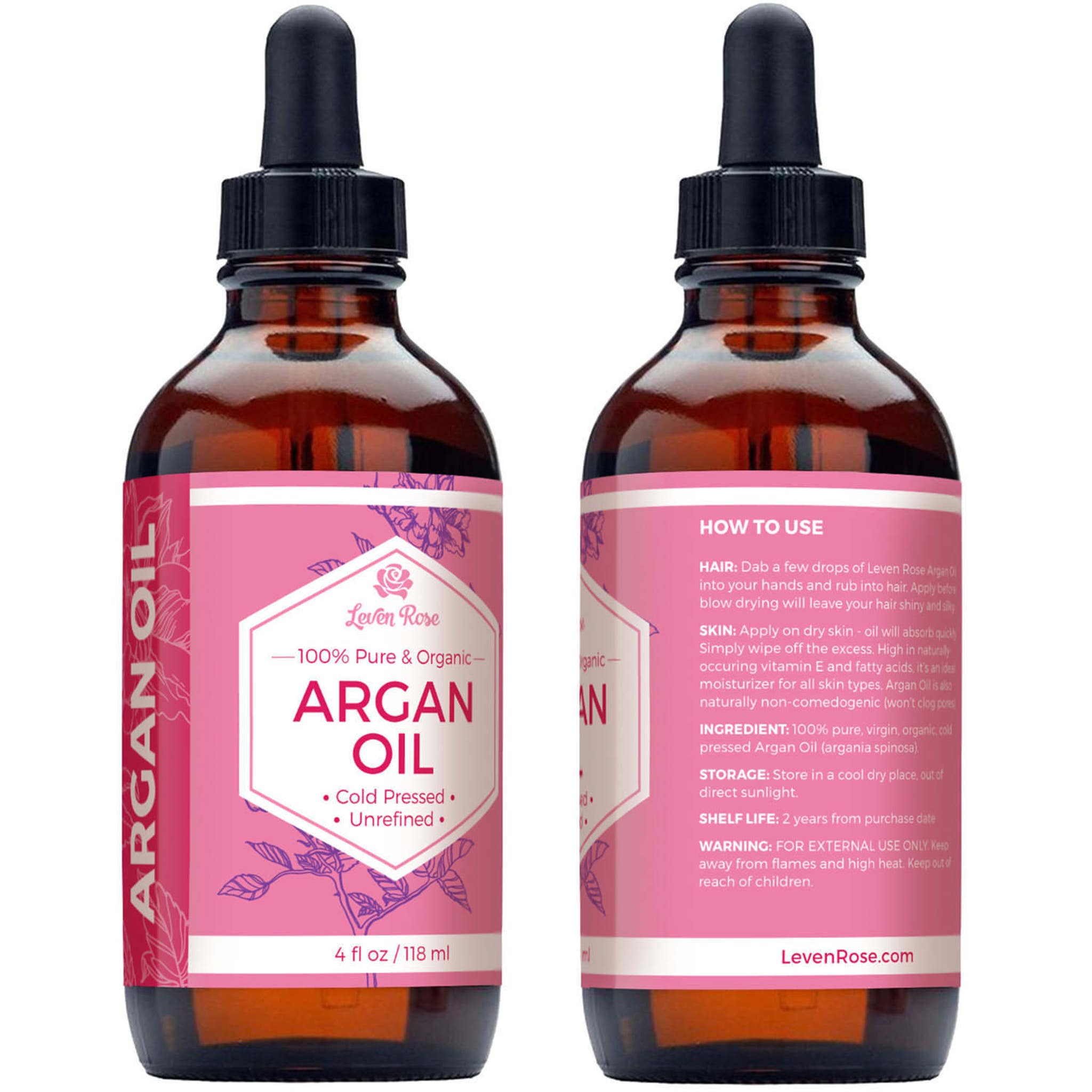 Usage example of Pure Cold-Pressed Argan Oil for Skin  Hair - 100 Organic Virgin Oil for Face Nai