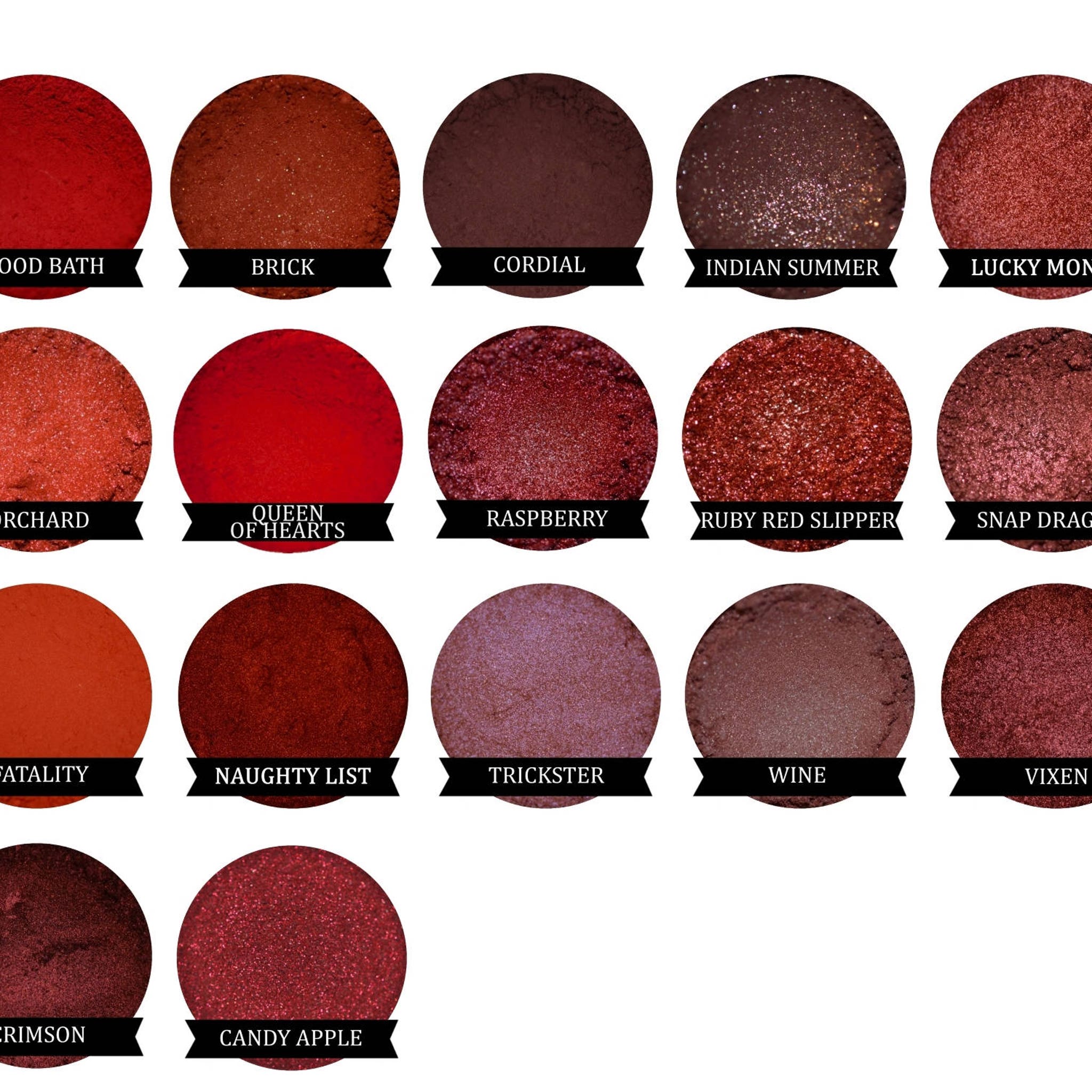Swatch of muted brown plum eyeshadow with warm Tuscan undertones on fingertip