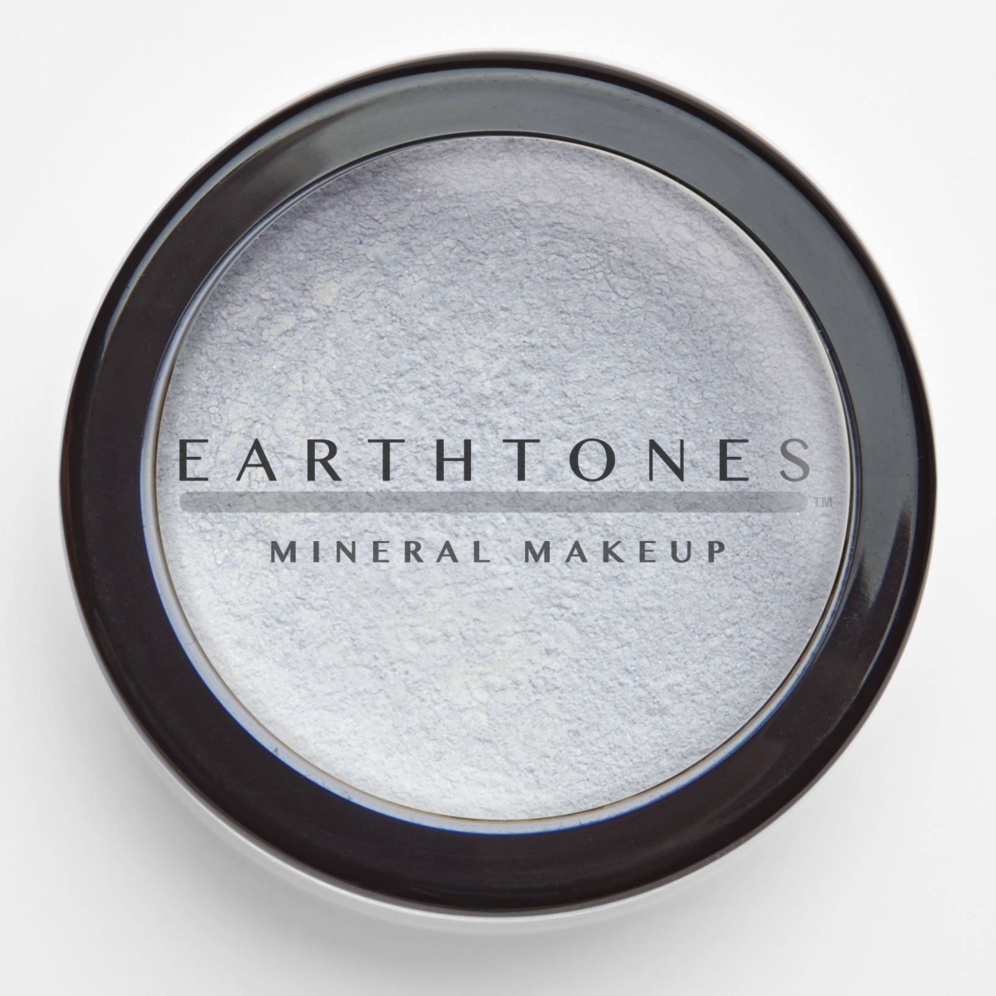 Side view of Cloud Mineral Eye Shadow compact showing pressed powder texture and soft matte finish in neutral tones