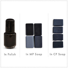 Detailed close-up of Black Iron Oxide Pigment Powder - 4 oz Cosmetic Grade for Eyes Soap  Nail Polish