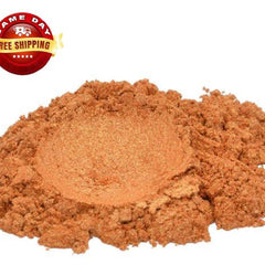 Eyeshadow pigment powder, orange-yellow mica, loose texture, cosmetic grade