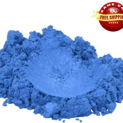 Main product view of Sapphire Blue Mica Pigment Powder - 2 oz Cosmetic Grade Eyeshadow
