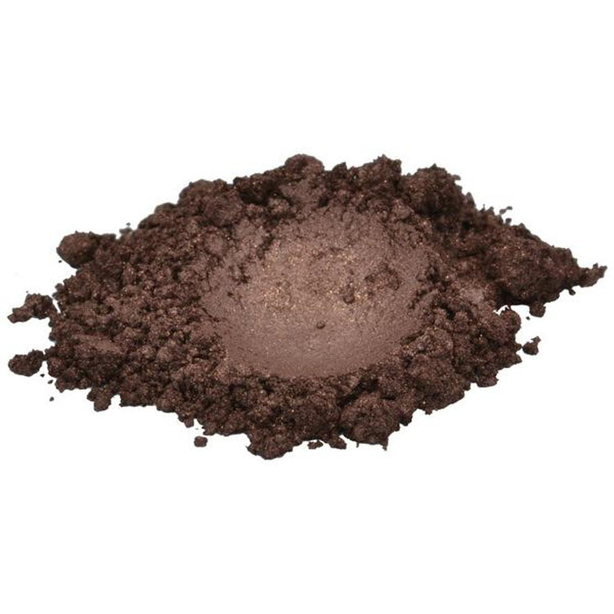 Additional view of Swiss Chocolate Luxury Dark Brown Mica Powder - 2 oz Cosmetic Grade Eyeshadow