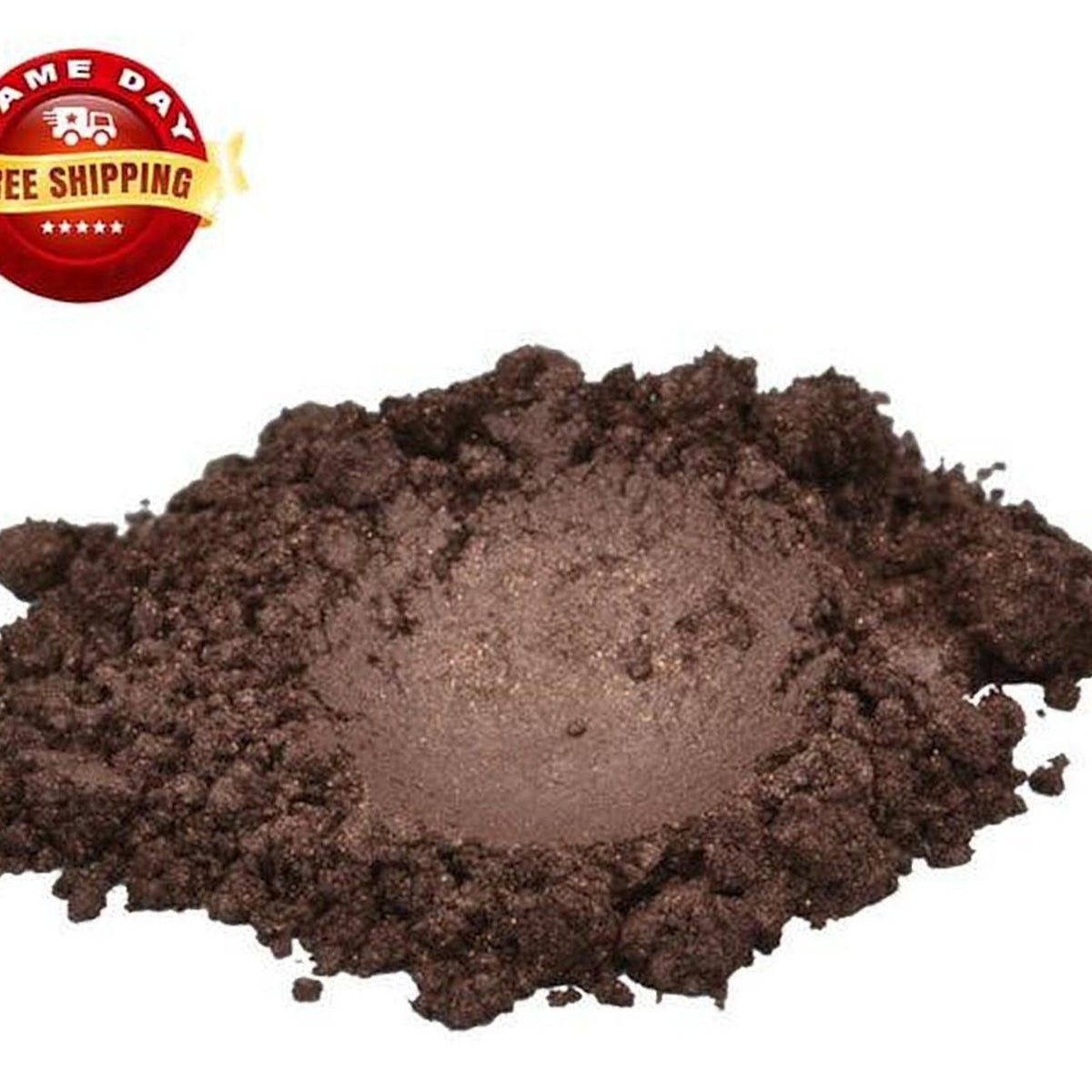 Main product view of Swiss Chocolate Luxury Dark Brown Mica Powder - 4 oz Cosmetic Grade Eyeshadow
