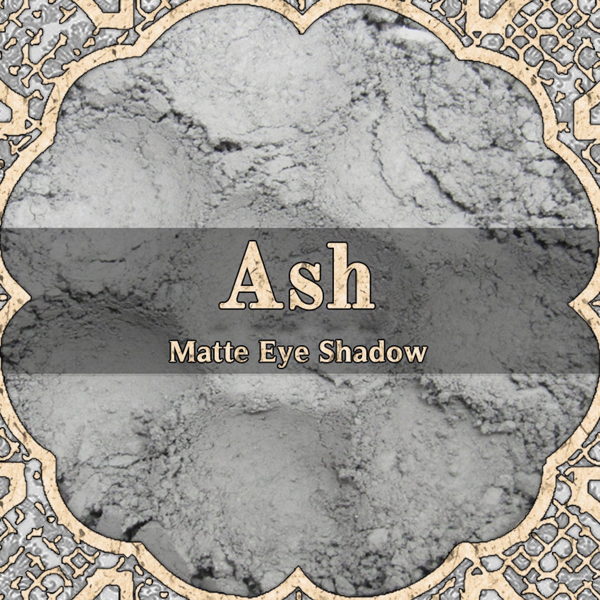 Main product view of Matte Eyeshadow in Light Neutral Grey - Vegan Loose Powder Pigment Samples or Ja