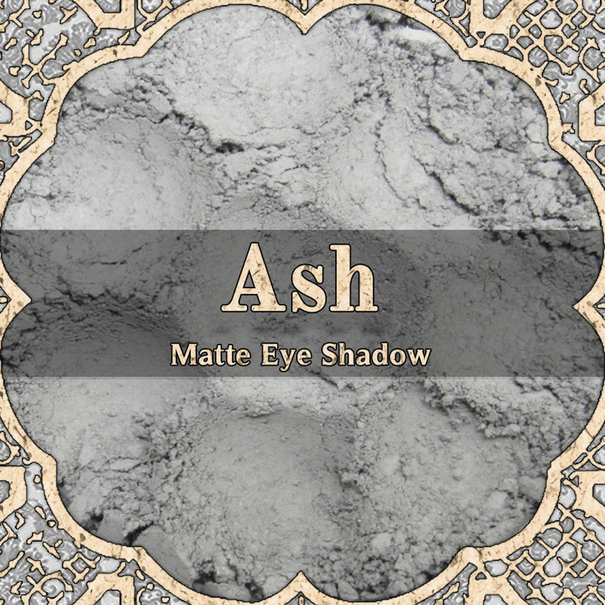 Main product view of Matte Eyeshadow in Light Neutral Grey - Vegan Loose Powder Pigment Samples or Ja