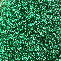 Glitter eye shadow, emerald green, sparkling, reflective particles, Tala brand