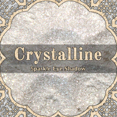 Main product view of Crystalline White Sparkle Eyeshadow - Translucent Loose Powder Vegan Ships in 5-