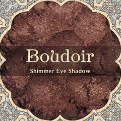 Main product view of Boudoir Shimmer Loose Powder Eyeshadow - Dark Copper Brown Vegan Makeup