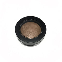 Brindle Brown baked eye shadow in compact case with smooth, natural finish and botanical ingredients