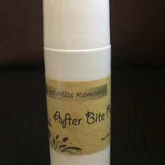 After Bite Remedy, white tube with tan label, Forest Hills Remedies brand