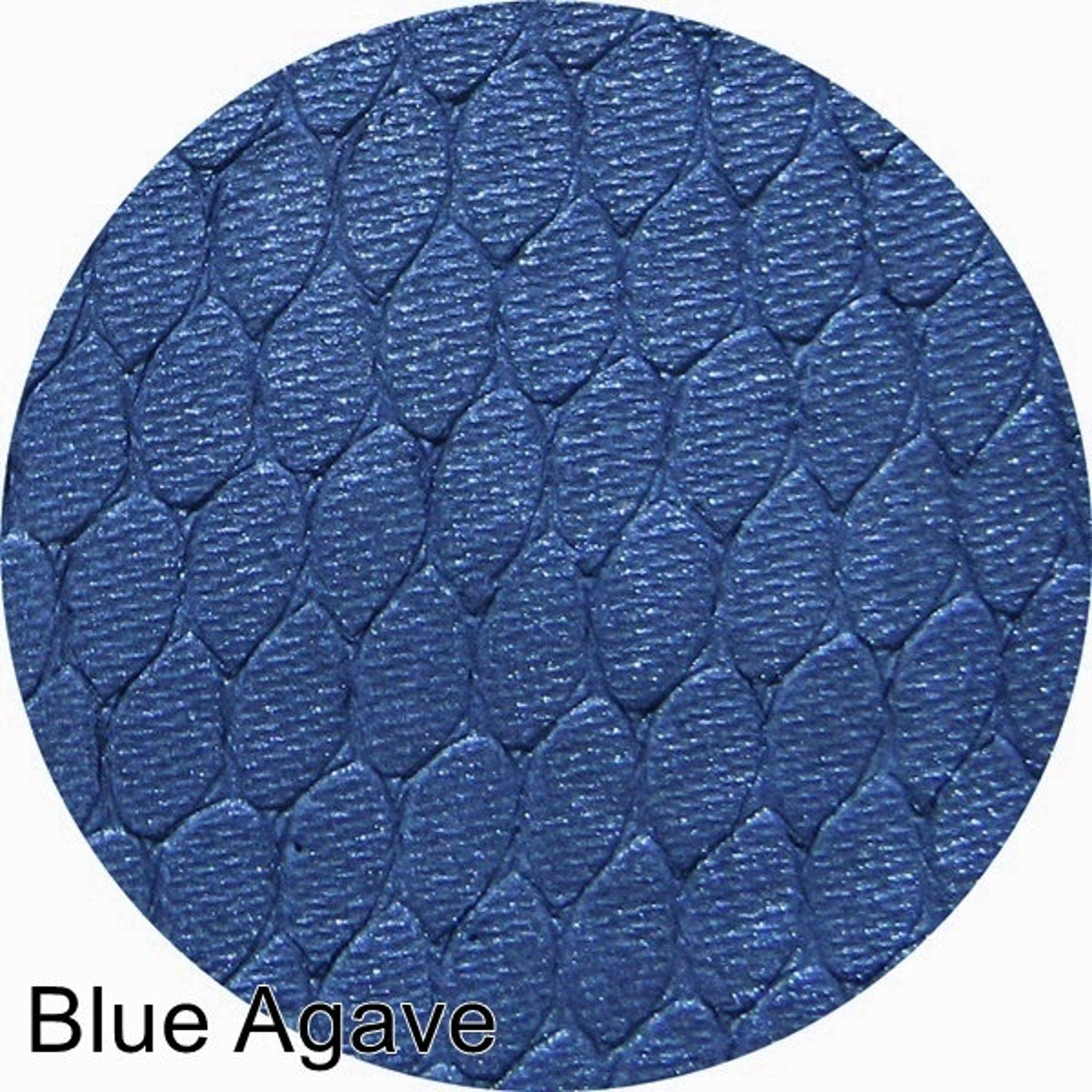 Silk FX Pressed Eyeshadow in shimmering blue agave shade with smooth satin finish, square compact case