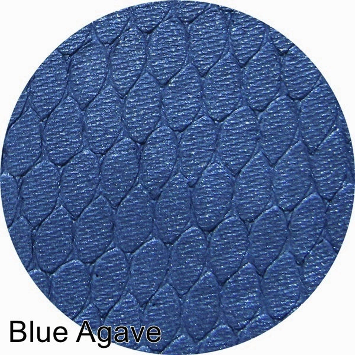 Silk FX Pressed Eyeshadow in shimmering blue agave shade with smooth satin finish, square compact case