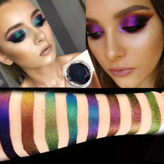 Side view of Tala Chromatic Sunset Eye Shadow Pigment in 2ml tube showcasing vibrant sunset hues