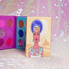 Alternative angle of Queen Nandi Beauty 18-Color Hyper Pigmented Eye Shadow Palette - Double Queen