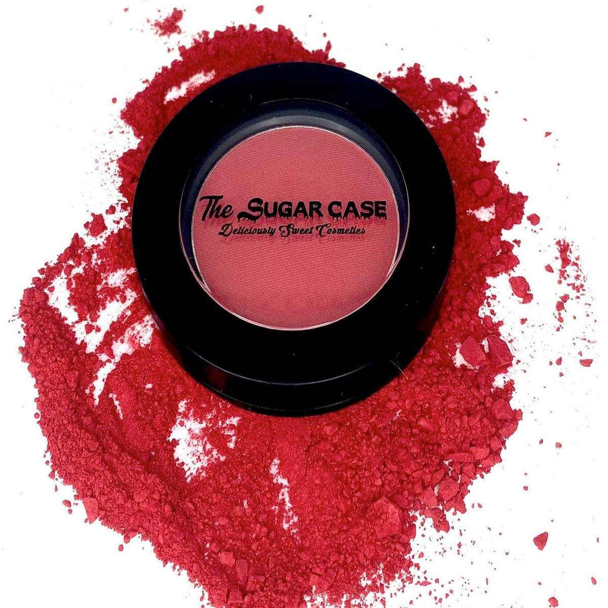 Vibrant Candy Eyeshadow palette with bold, pigmented shades in a sleek black compact, showcasing intense color payoff