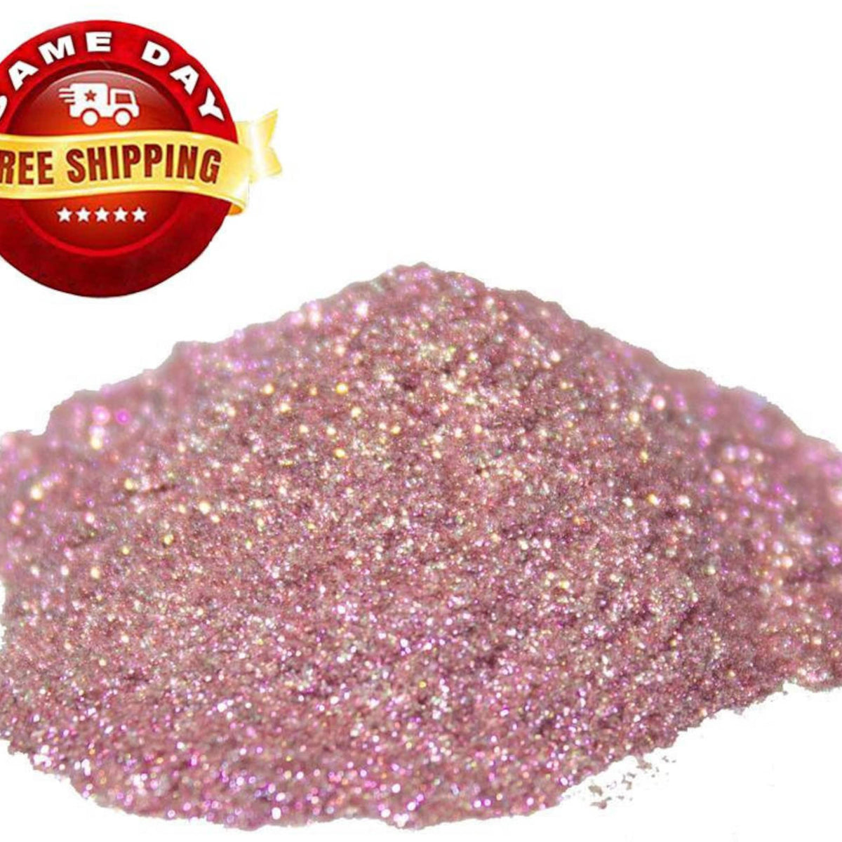 Main product view of Starry Pink Glitter Cosmetic Pigment Powder - 1 oz Luxury Colorant