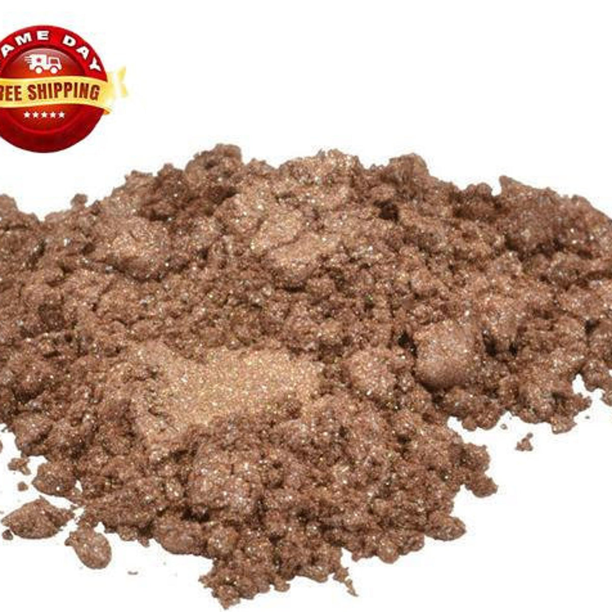Main product view of Aladdins Lamp Brown Sienna Mica Powder - 2 oz Cosmetic Grade Pigment