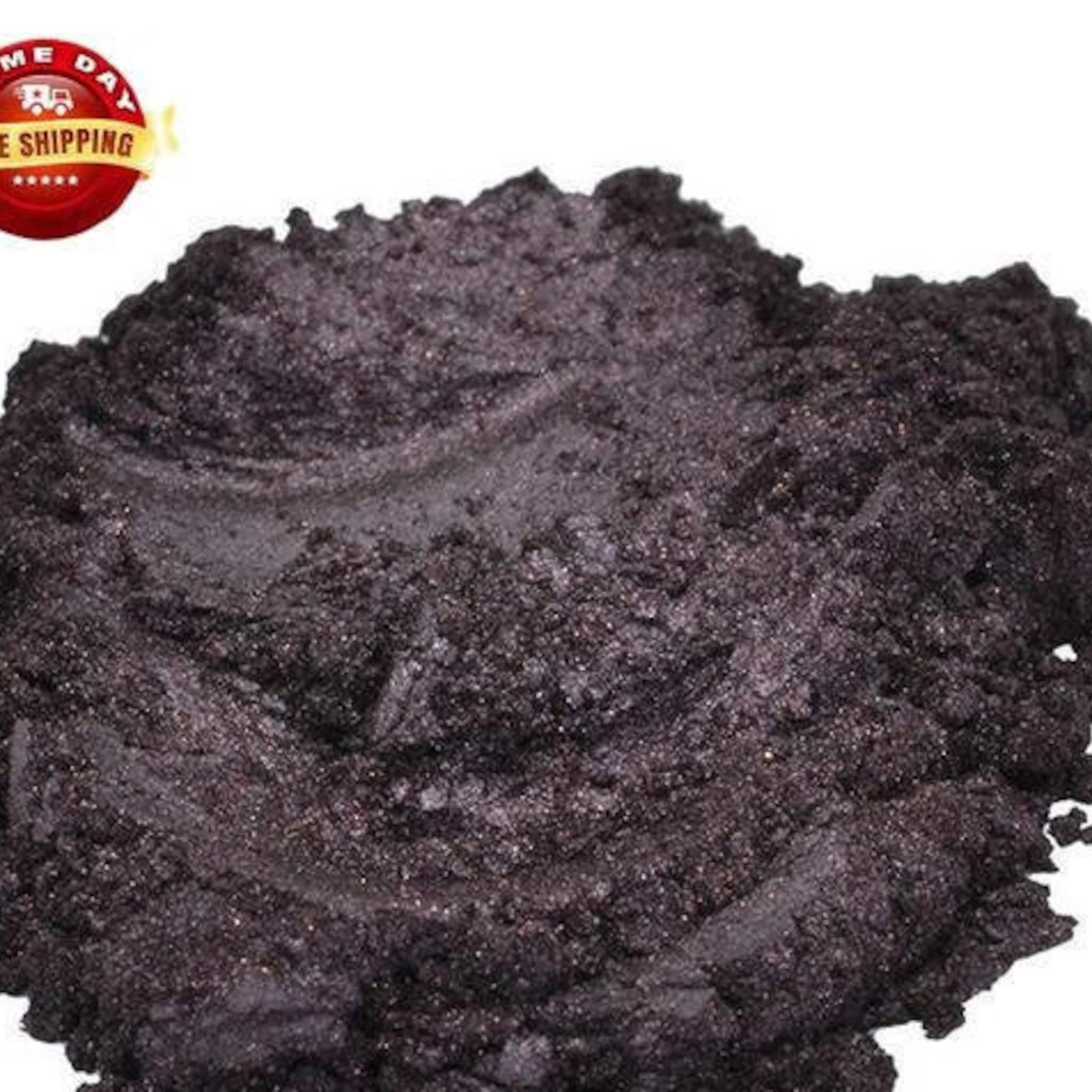 Cosmetic mica powder, dark brown, textured, cosmetic grade pigment powder