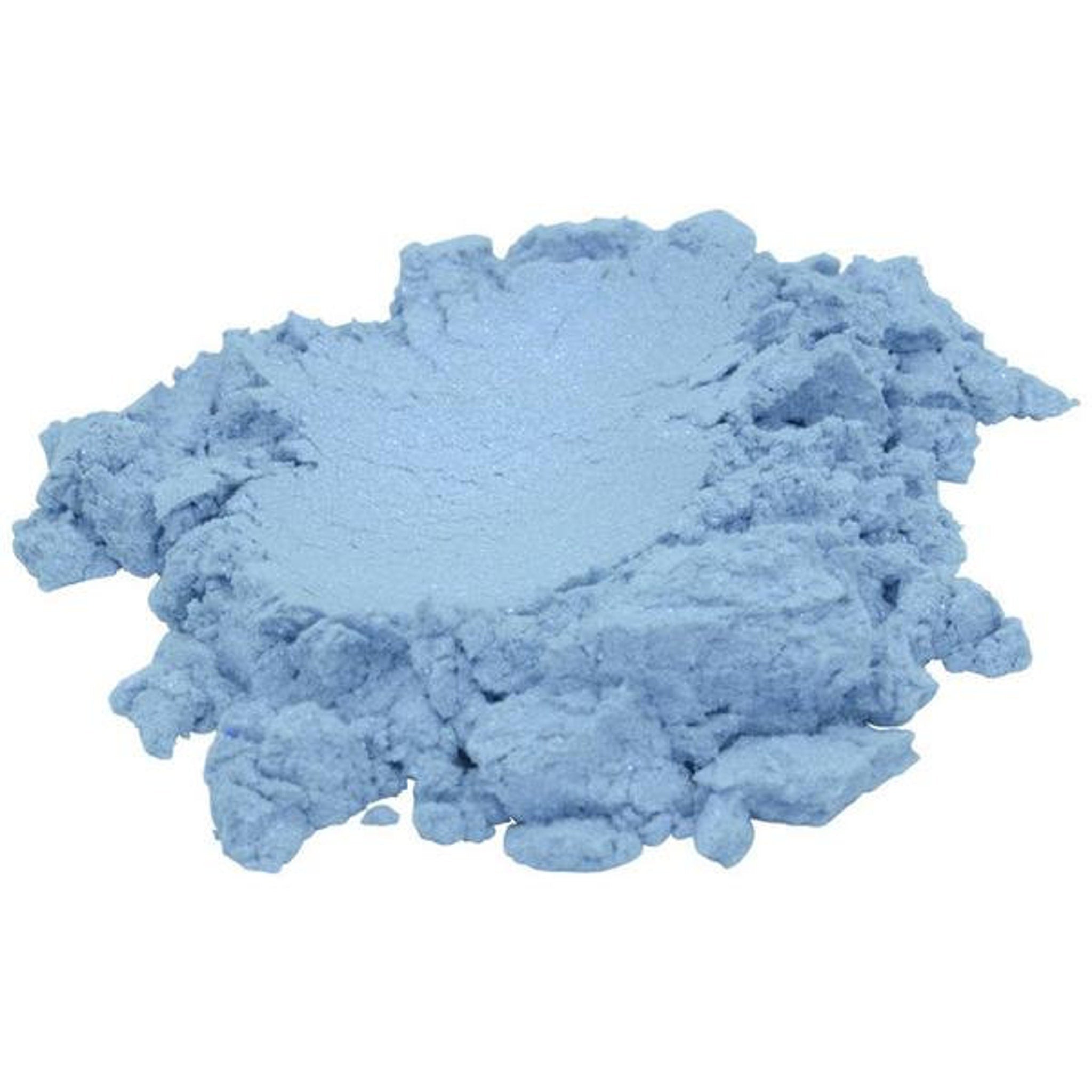 Additional view of Sky Blue Luxury Mica Pigment Powder - 1 oz Cosmetic Grade Eye Shadow