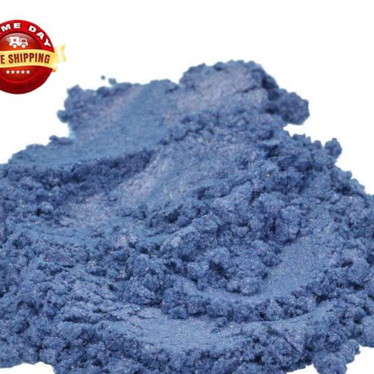 Main product view of Midnight Blue Mica Pigment Powder - 2 oz Cosmetic Grade Eye Shadow