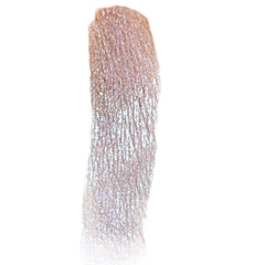 Side view of dusty rose shimmer eye shadow in pink vegan mineral makeup with sifter jar