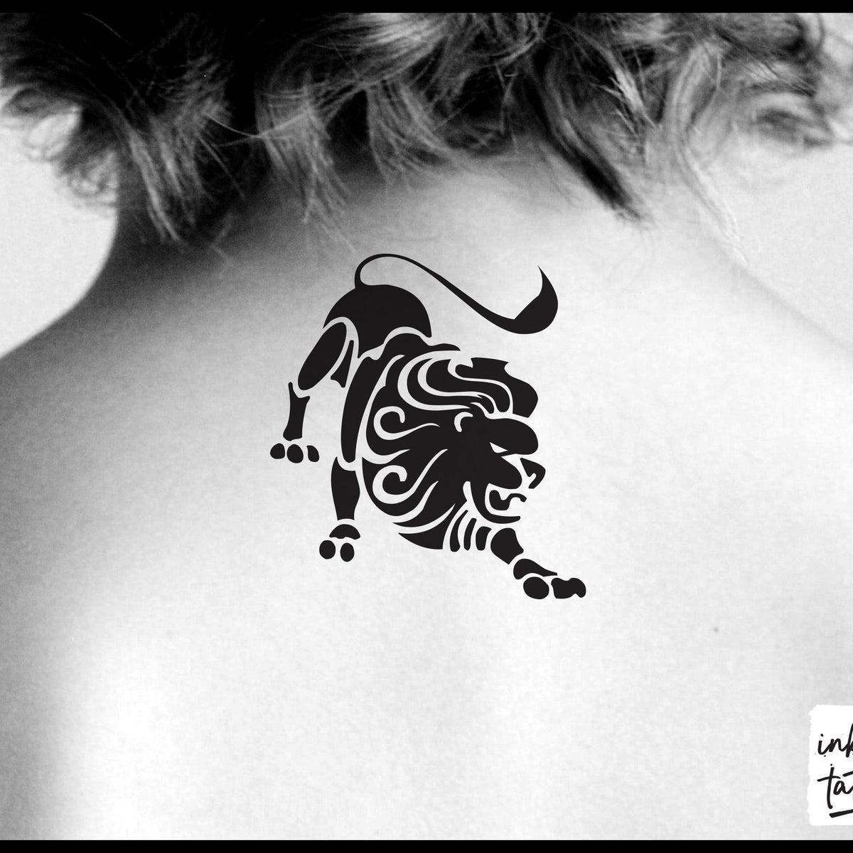 Main product view of Leo Zodiac Temporary Tattoo  Skin-Safe Pre-Cut