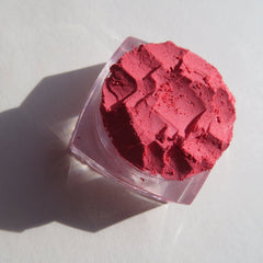 Alternative angle of Matte Coral Pink Mineral Eyeshadow - Vegan Talc-Free Loose Pigment