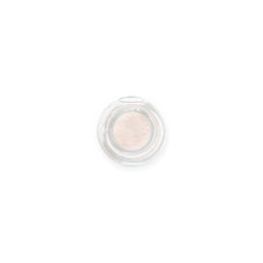 Powder compact with clear glass container and light pink powder inside