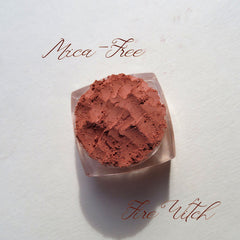 Main product view of Fire Witch Burnt Orange Matte Mineral Eyeshadow - Vegan Eco-Friendly Loose Pigme