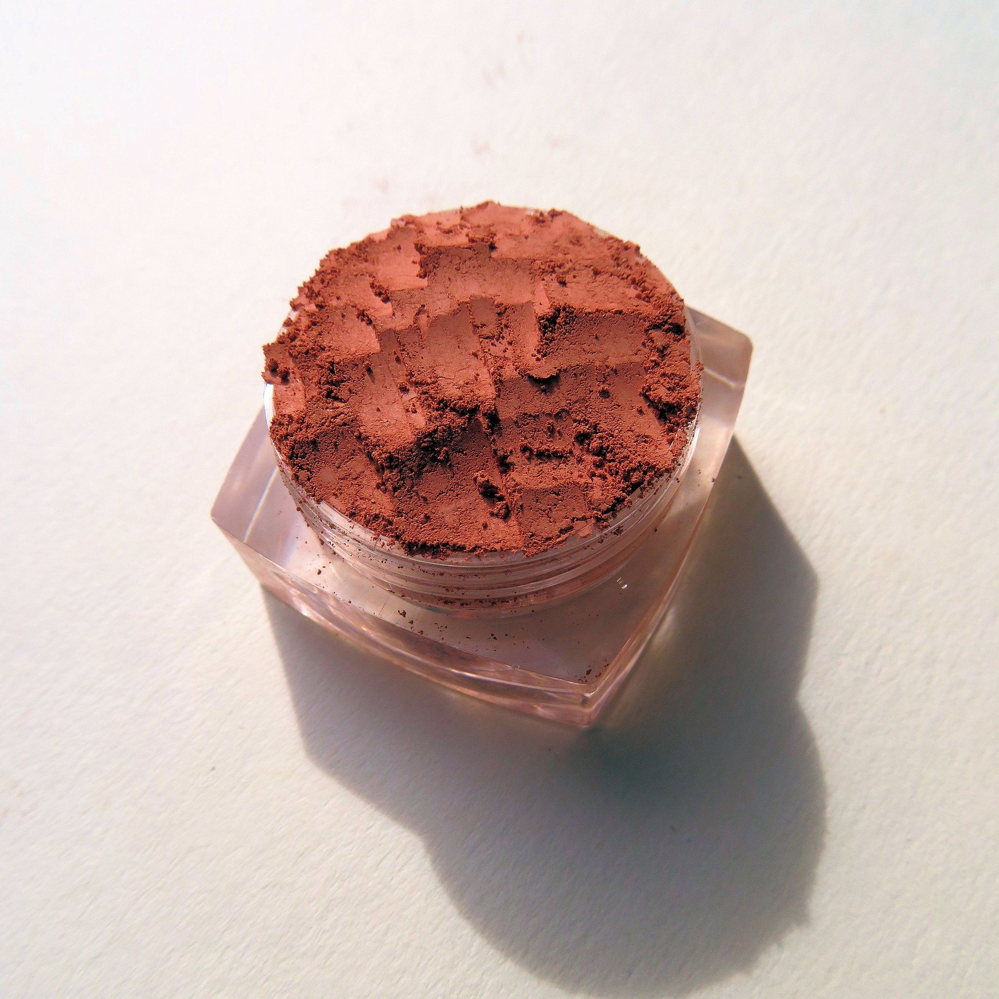Additional view of Fire Witch Burnt Orange Matte Mineral Eyeshadow - Vegan Eco-Friendly Loose Pigme