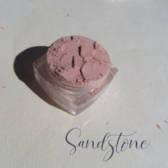 Main product view of Sandy Brown Shimmer Mineral Eyeshadow - Vegan  Cruelty-Free Loose Pigment