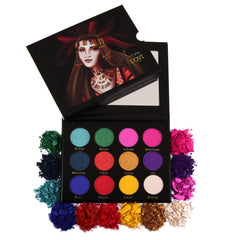 Dovi Seattle Morena Eyeshadow Palette featuring warm bronze and copper shades in a sleek black compact case