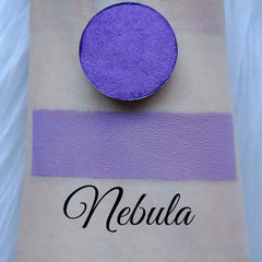 Bellavoni Cosmetics Nebula Matte Eyeshadow in magnetic pan with smooth pressed pigment and rich color payoff