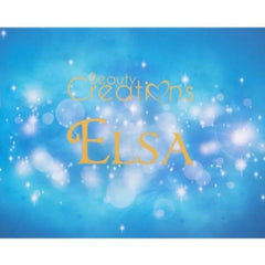 Close-up of Elsa Beauty eyeshadow palette showing shimmering bronze and plum shades with smooth, blendable texture
