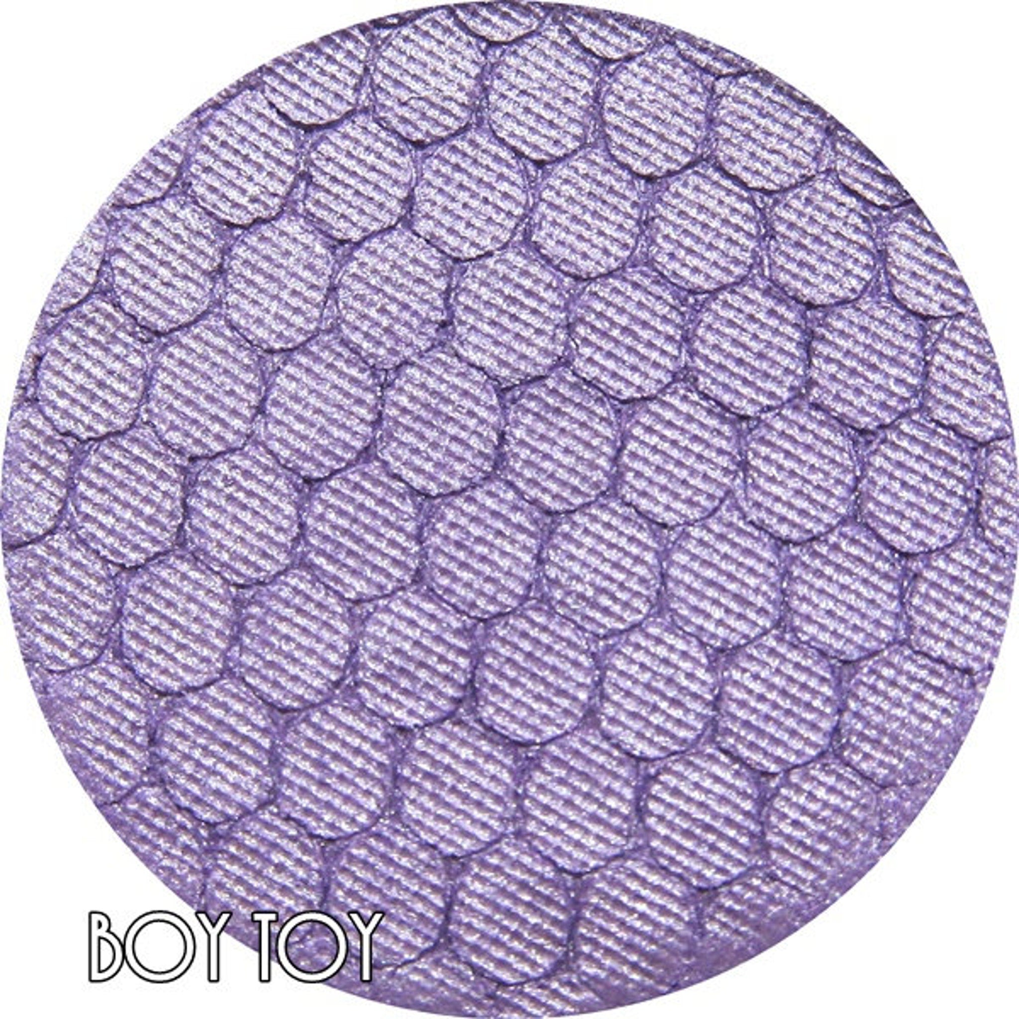 Lavender Boy Toy pressed mineral eyeshadow in compact with smooth matte finish and soft purple hue