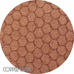 Copper Rose & Crush pressed mineral eyeshadow in a compact with dual shimmering shades of warm copper and soft pink
