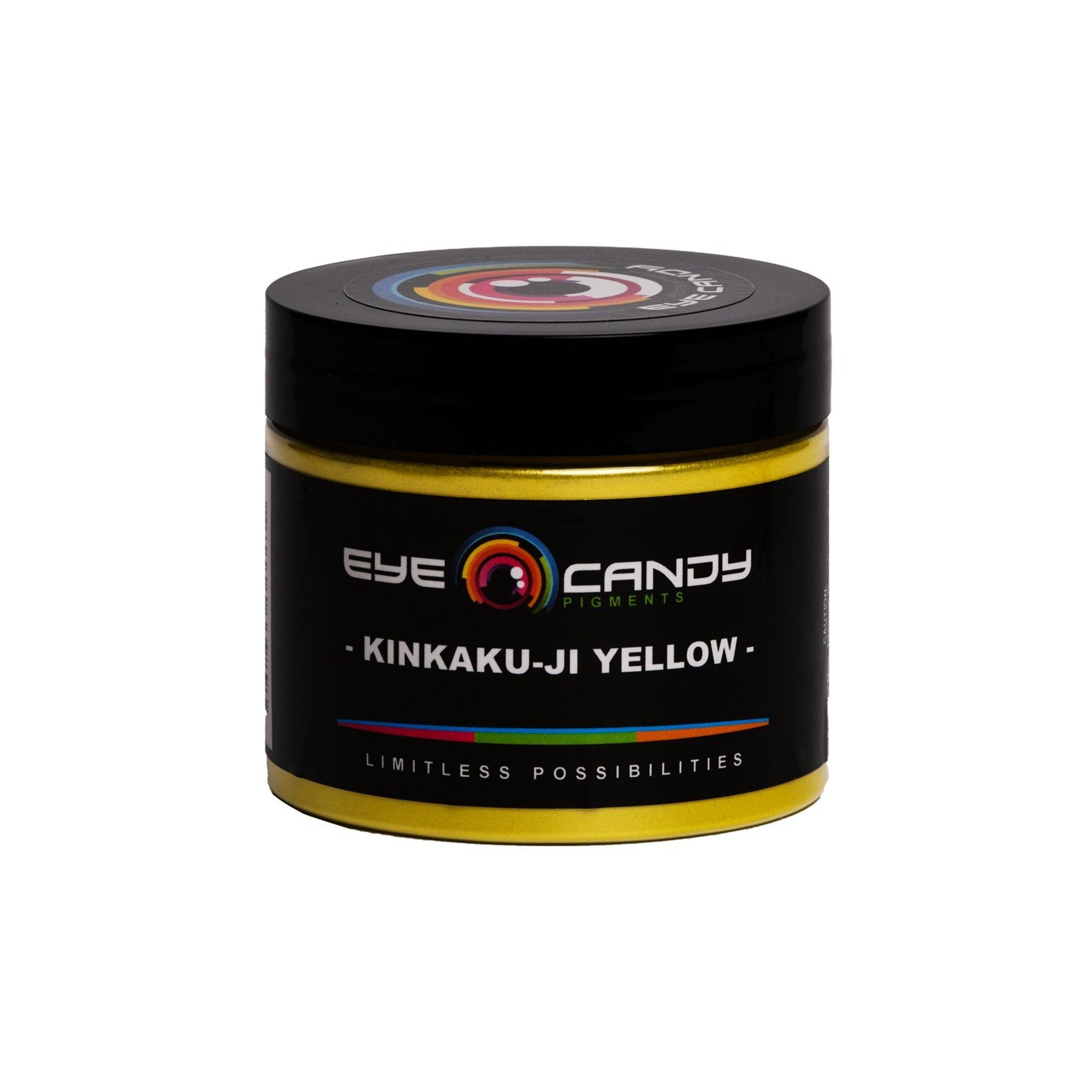 Additional view of Kinkaku-Ji Yellow Mica Pigment Powder for Eye Shadow Bath Bombs  Crafts