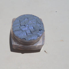 Usage example of Enigma Blue Shimmer Mineral Eyeshadow - Vegan Cruelty-Free Loose Pigment