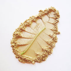 Compact of Pure & Natural Cornsilk Mineral Eye Shadow in soft neutral beige with matte finish and minimalist packaging