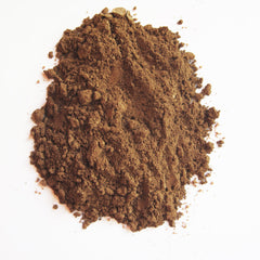 Close-up of matte suede-textured mineral eye shadow in a neutral earthy tone with soft pigmentation