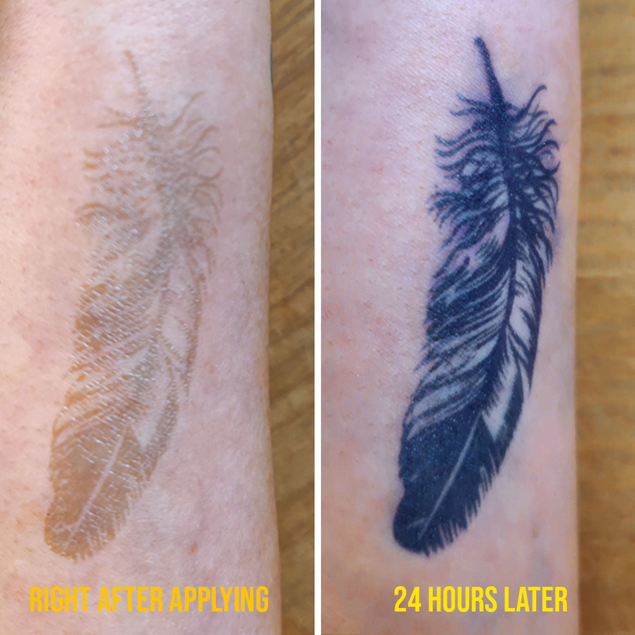 Packaging view of 2-Week Waterproof Semi-Permanent Tattoo  She Believed She Could So She Did  Holi