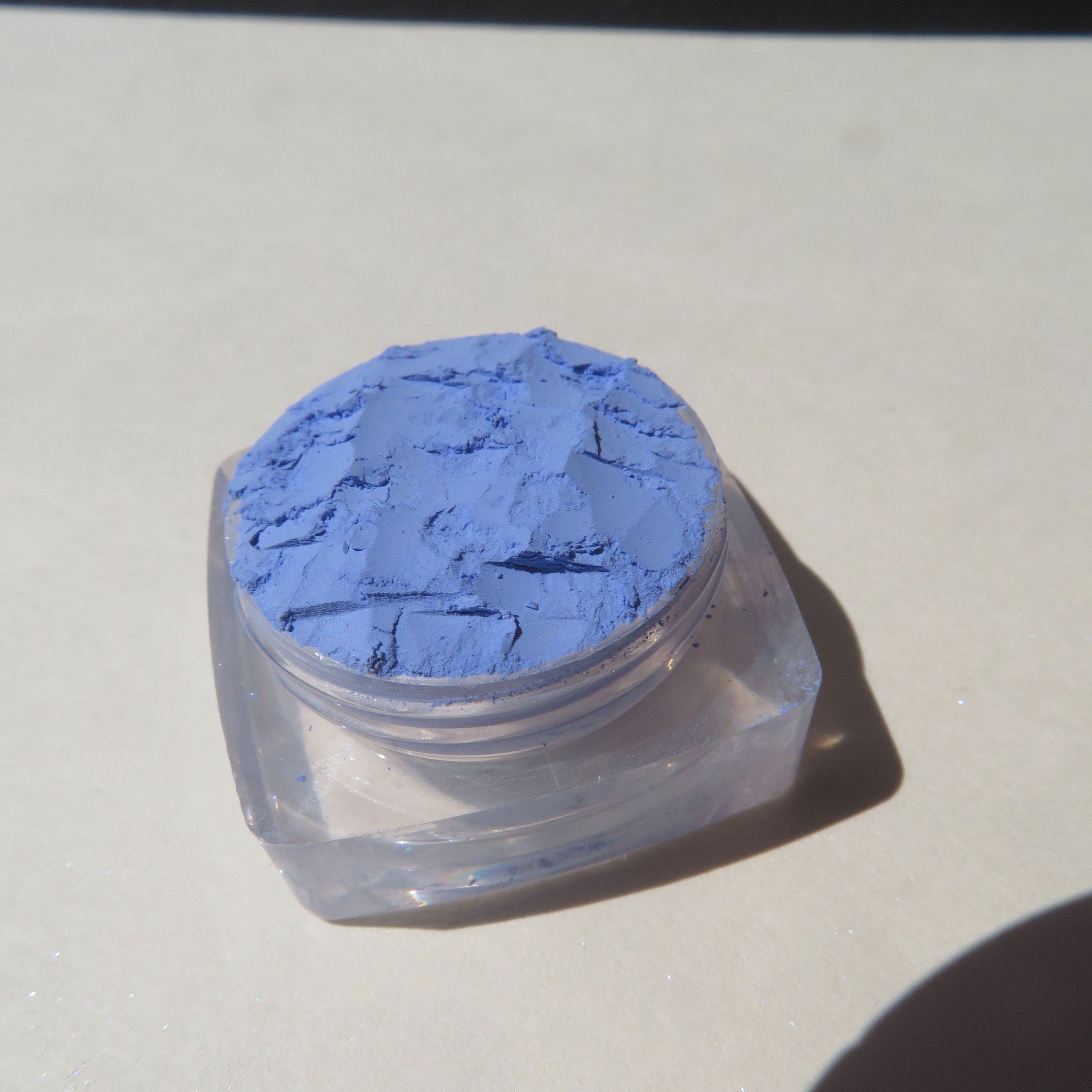 Additional view of Matte Bright Sky Blue Mineral Eyeshadow - Vegan Cruelty-Free Loose Pigment