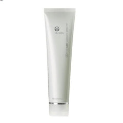 Elegant silver-capped bottle of ageLOC Dermatic Effects serum with sleek minimalist design and golden accents