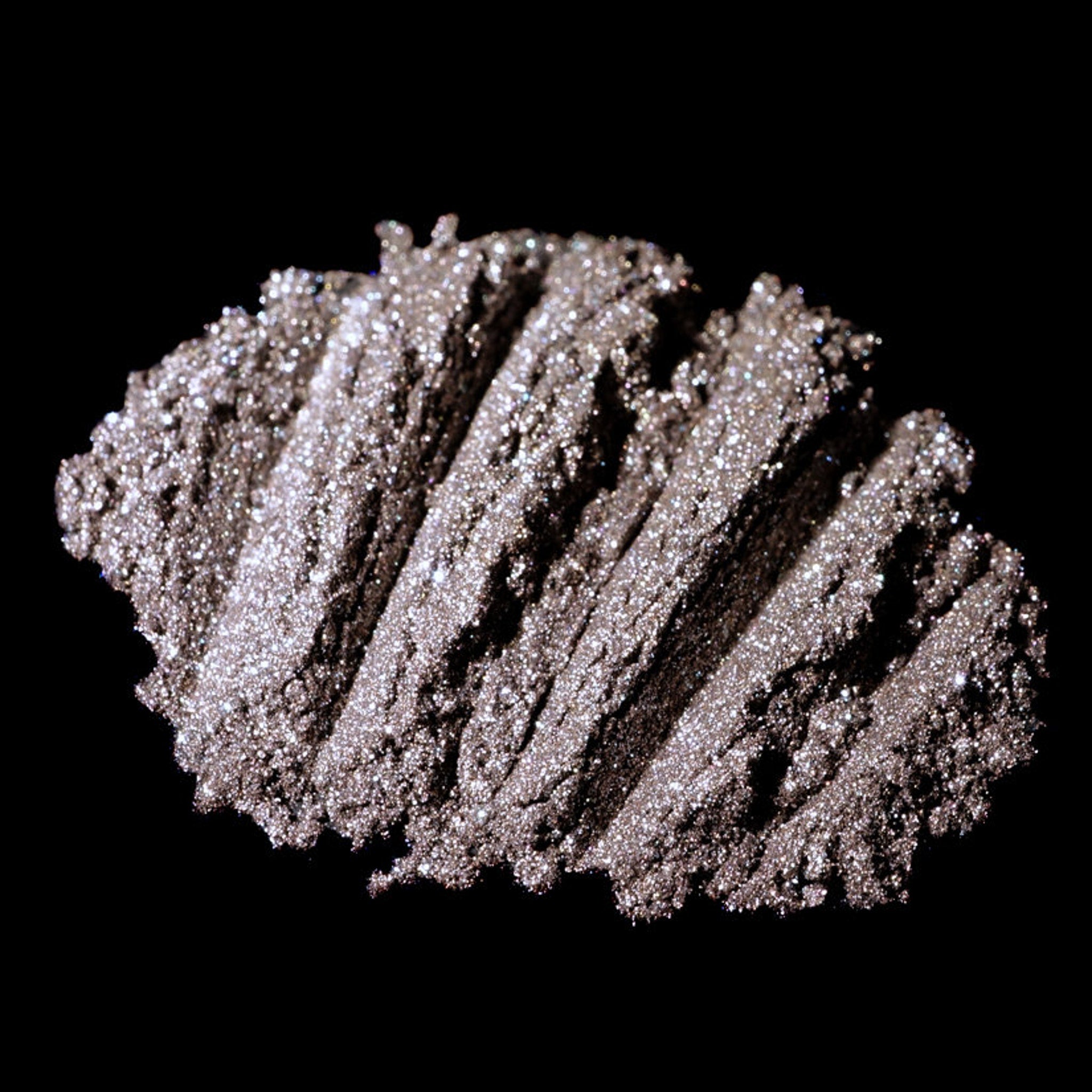 Packaging view of Cool Bronze Loose Pigment Eyeshadow - Metallic Brown with Silver  Blackened Gold