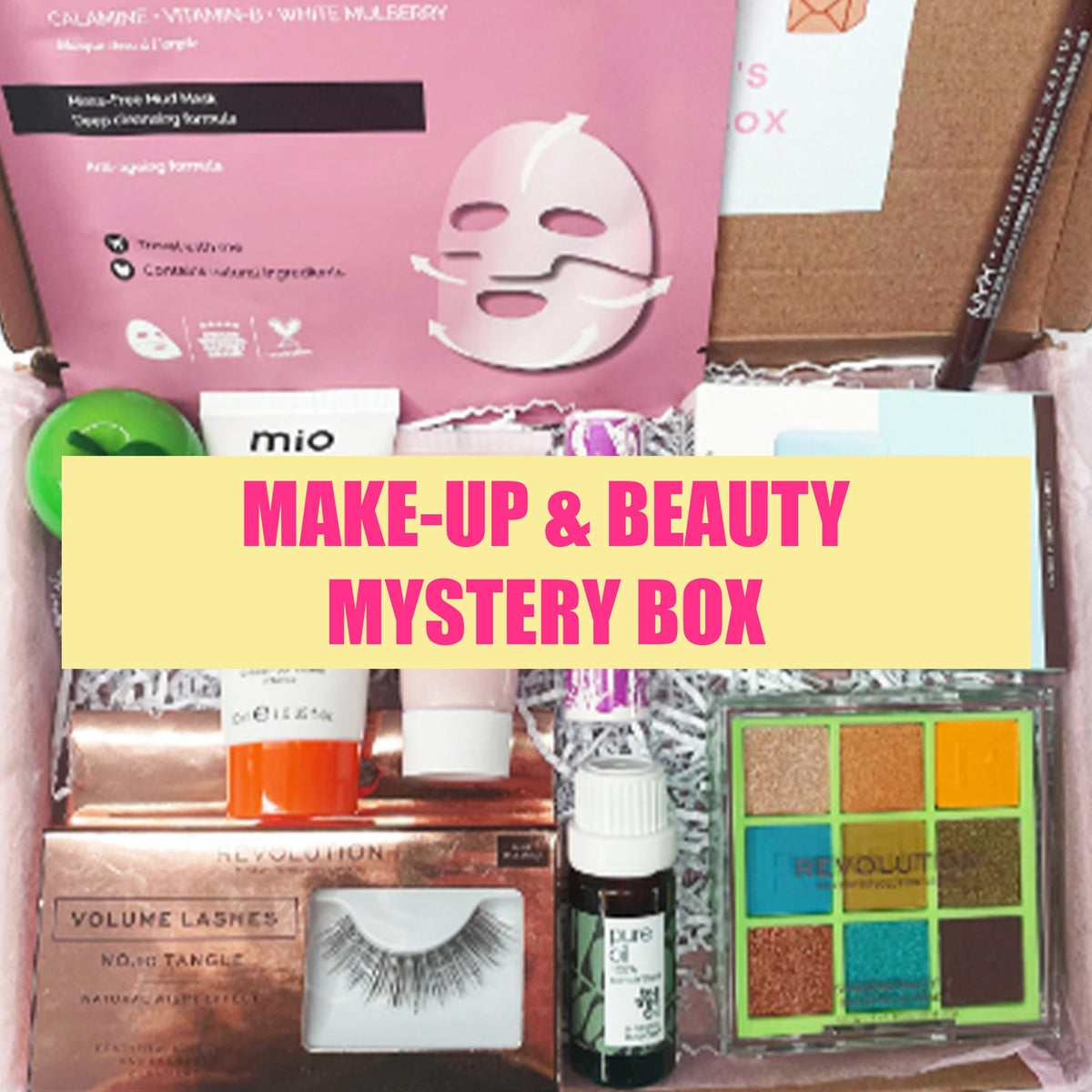 Main product view of Valentines Birthday Summer Mystery Gift Box for Her - Makeup  Beauty Hamper