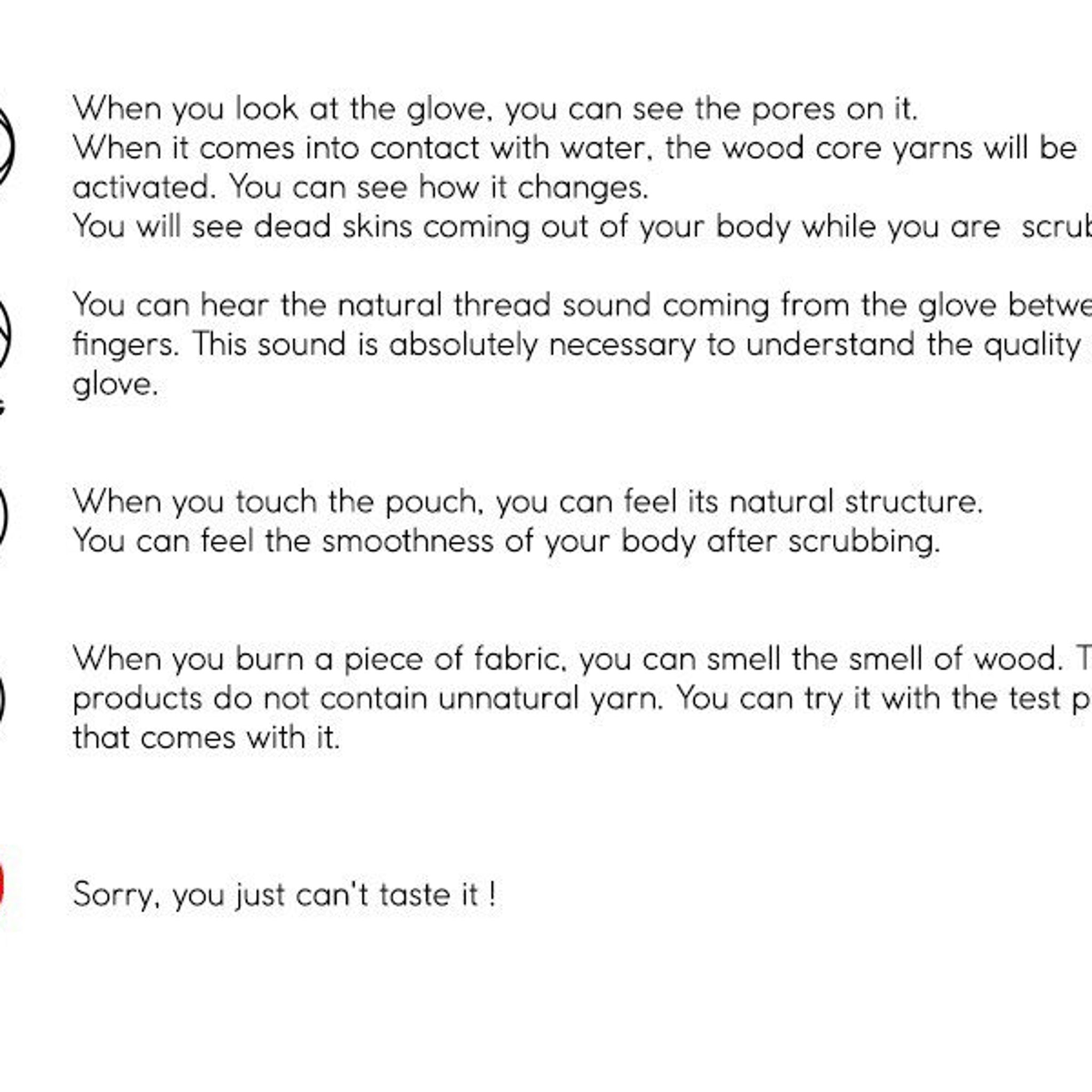 Text on white background with black text describing the product and its use.