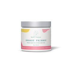 Breast cream jar with silver lid, white label, and EatUP Original text, for breast care
