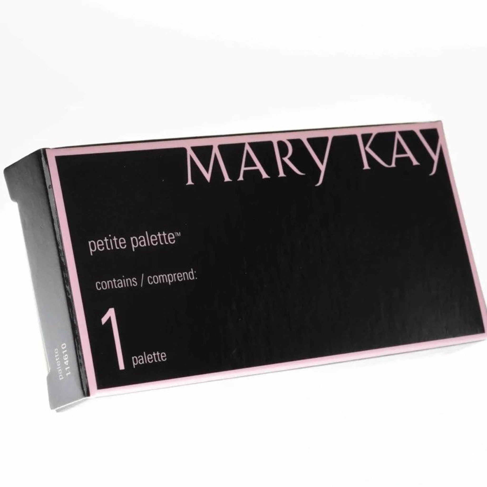 Side view of Mary Kay Petite Eyeshadow Palette showing compact size and hinge design